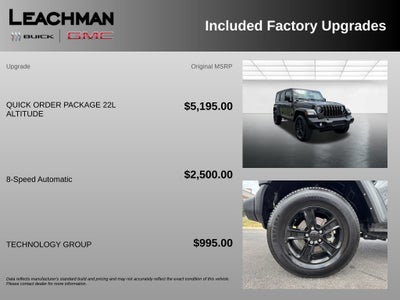 2021 Jeep Wrangler Unlimited Sport Altitude 4x4