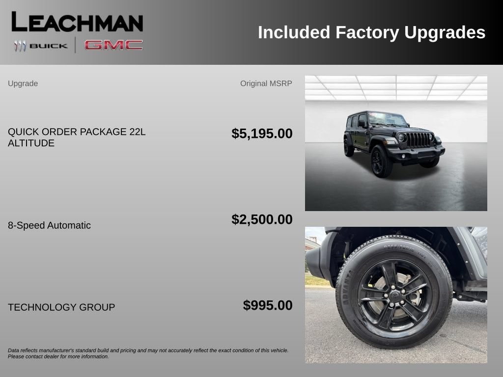 2021 Jeep Wrangler Unlimited Sport Altitude 4x4