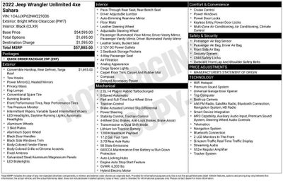 2022 Jeep Wrangler 4xe Unlimited Sahara 4x4