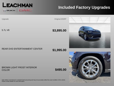 2020 Jeep Grand Cherokee Summit 4x4