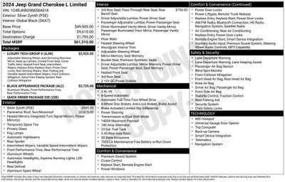 2024 Jeep Grand Cherokee L Limited 4x4