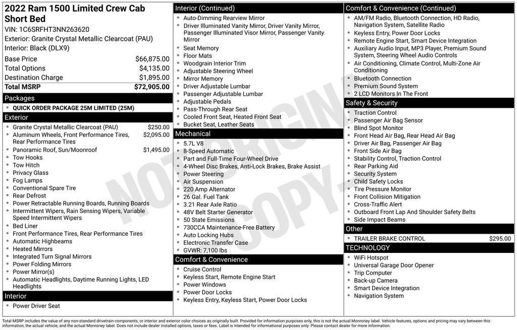 2022 RAM 1500 Limited