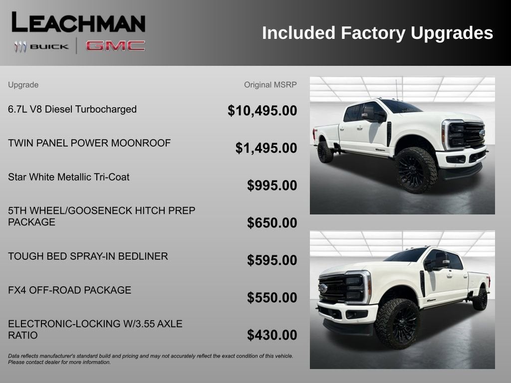 2025 Ford Super Duty F-350 SRW Platinum