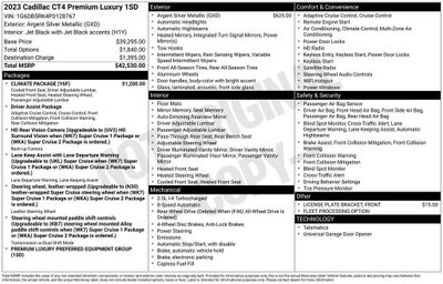 2023 Cadillac CT4 Premium Luxury