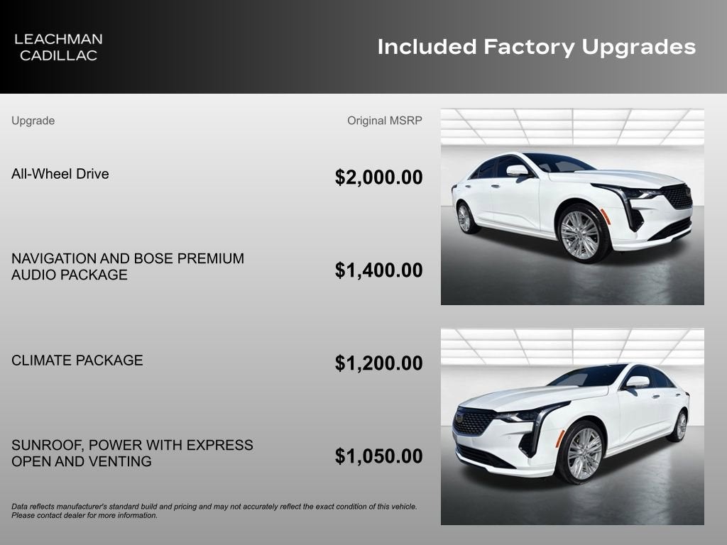 2023 Cadillac CT4 Premium Luxury