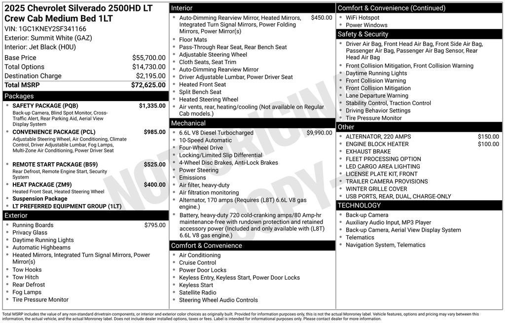 2025 Chevrolet Silverado 2500 HD LT