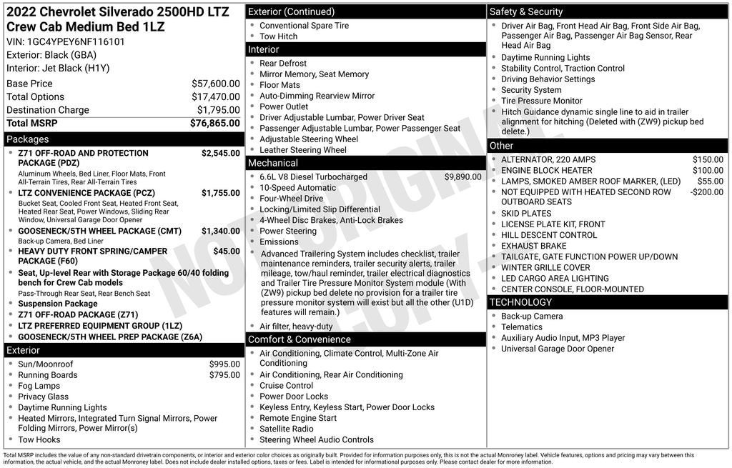 2022 Chevrolet Silverado 2500 HD LTZ