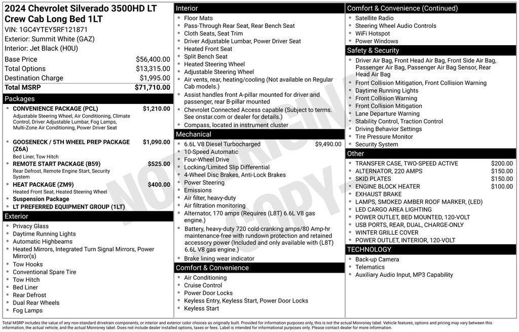 2024 Chevrolet Silverado 3500 HD LT DRW