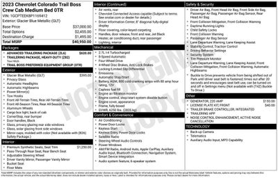2023 Chevrolet Colorado Trail Boss