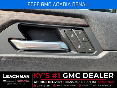 2026 GMC Acadia Denali