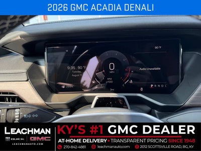 2026 GMC Acadia Denali