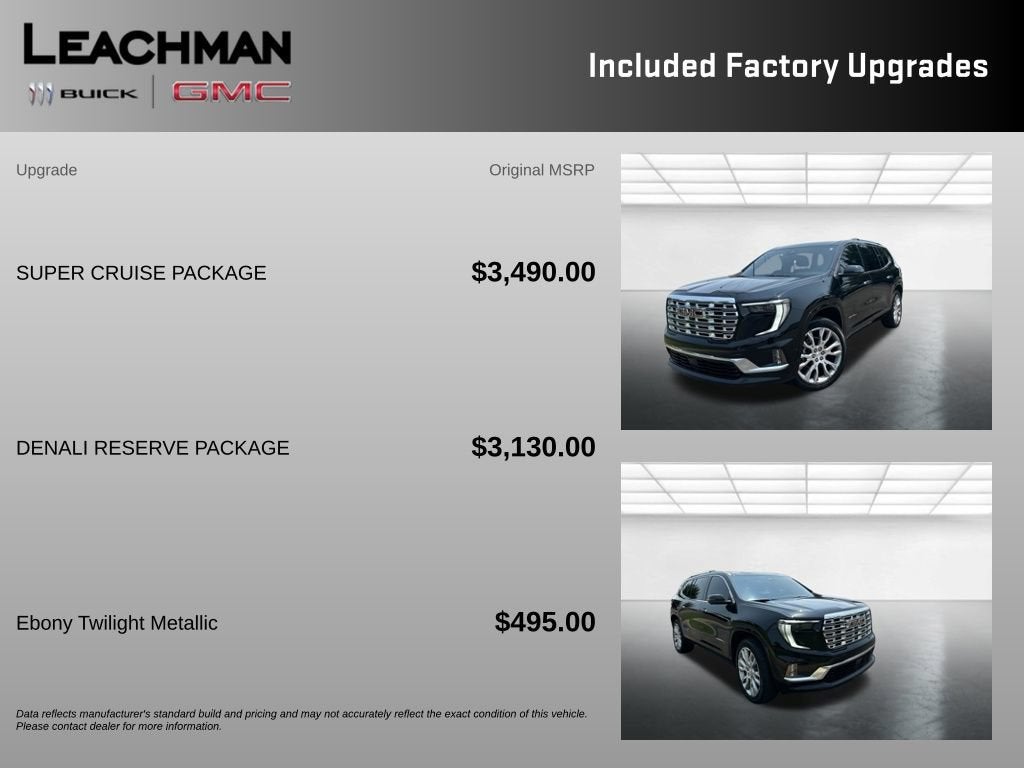 2025 GMC Acadia Denali
