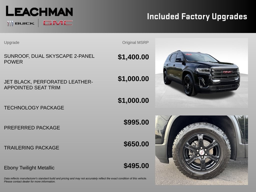 2021 GMC Acadia AT4