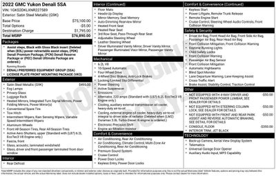 2022 GMC Yukon Denali