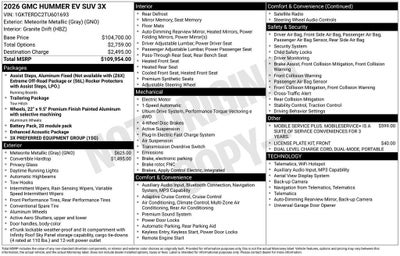 2026 GMC HUMMER EV SUV 3X