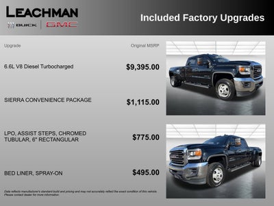 2018 GMC Sierra 3500 HD CREW CAB 4WD 153.