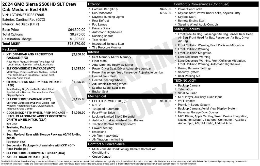 2024 GMC Sierra 2500 HD SLT