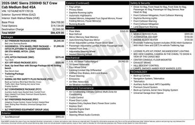 2026 GMC Sierra 2500 HD SLT