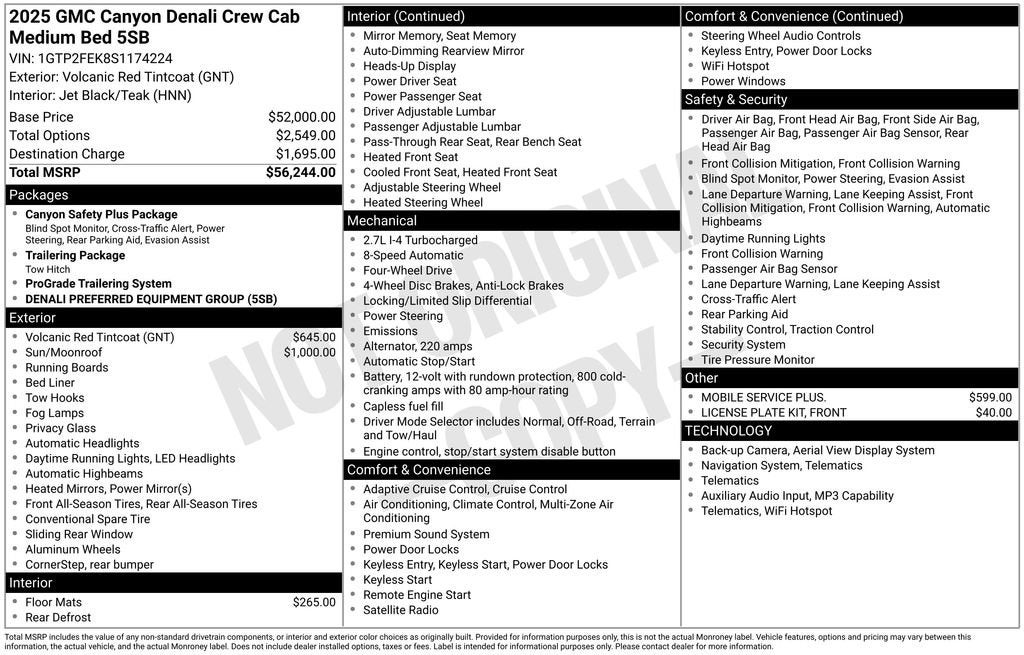 2025 GMC Canyon Denali