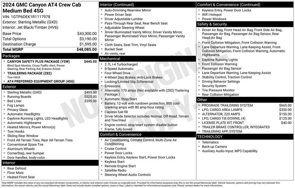 2024 GMC Canyon AT4