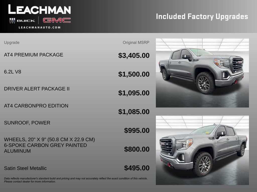 2022 GMC Sierra 1500 Limited AT4