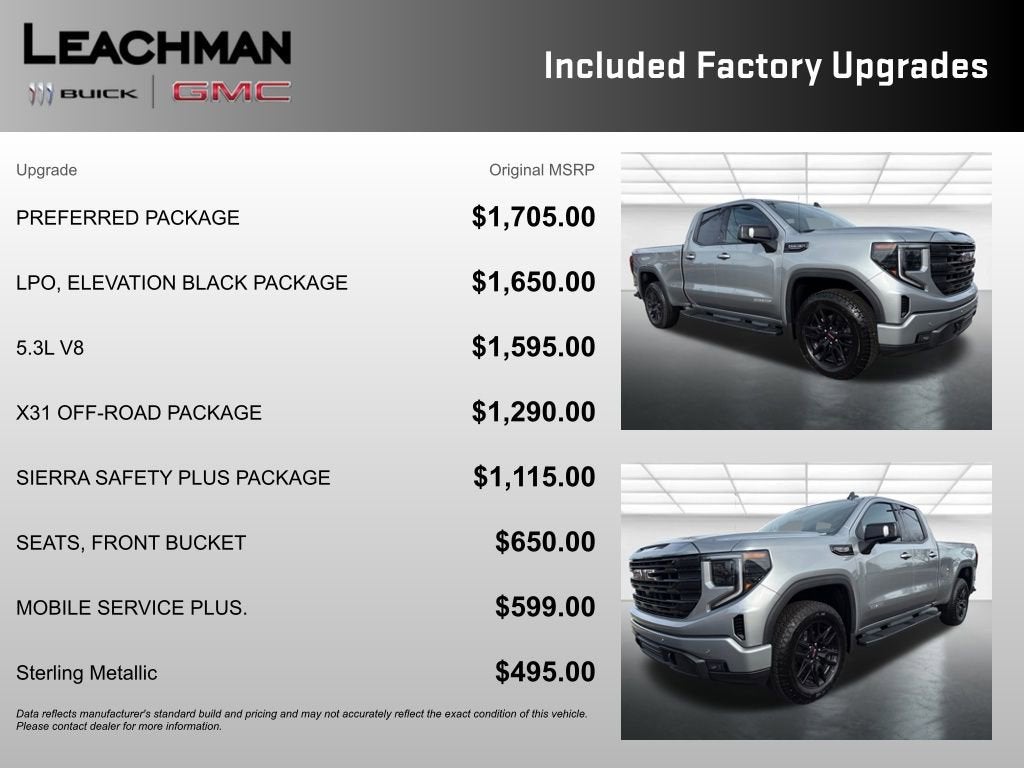 2026 GMC Sierra 1500 Elevation