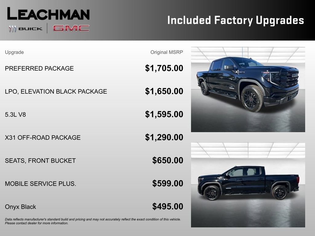 2026 GMC Sierra 1500 Elevation