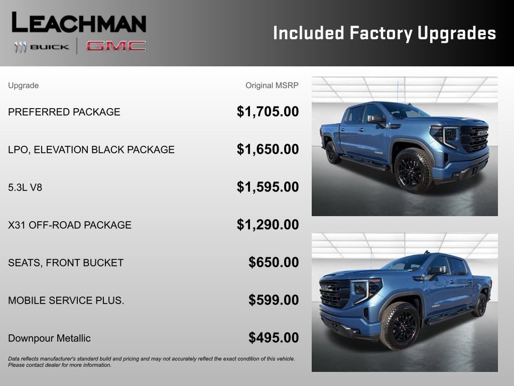 2026 GMC Sierra 1500 Elevation