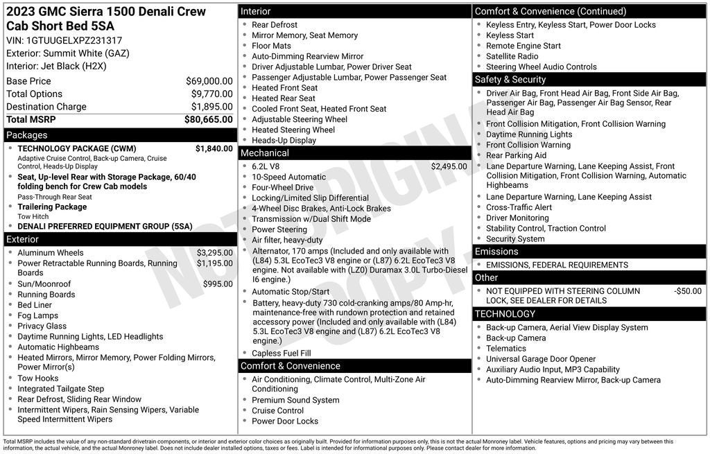 2023 GMC Sierra 1500 Denali