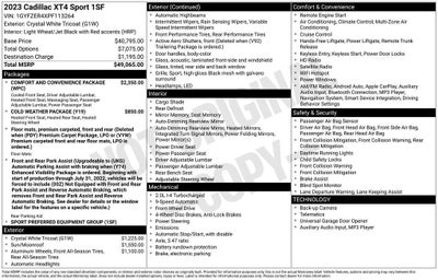 2023 Cadillac XT4 Sport