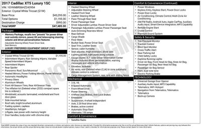 2017 Cadillac XT5 Luxury FWD