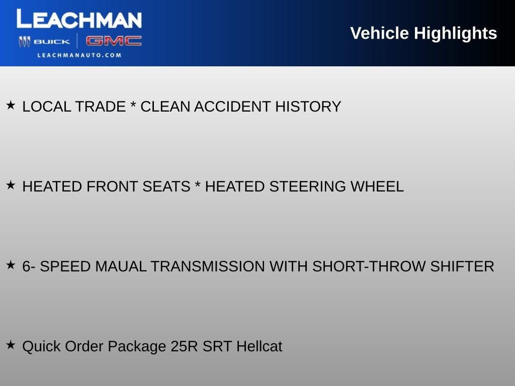 2019 Dodge Challenger SRT Hellcat