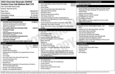 2022 Chevrolet Silverado 2500 HD Custom