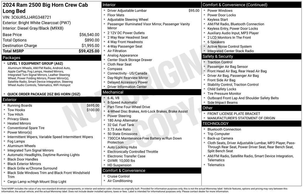 2024 RAM 2500 Big Horn