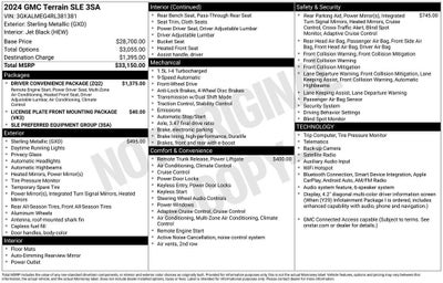 2024 GMC Terrain SLE