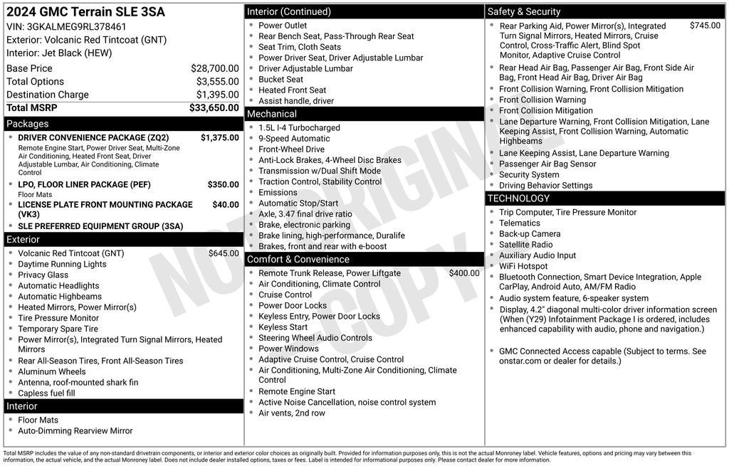 2024 GMC Terrain SLE