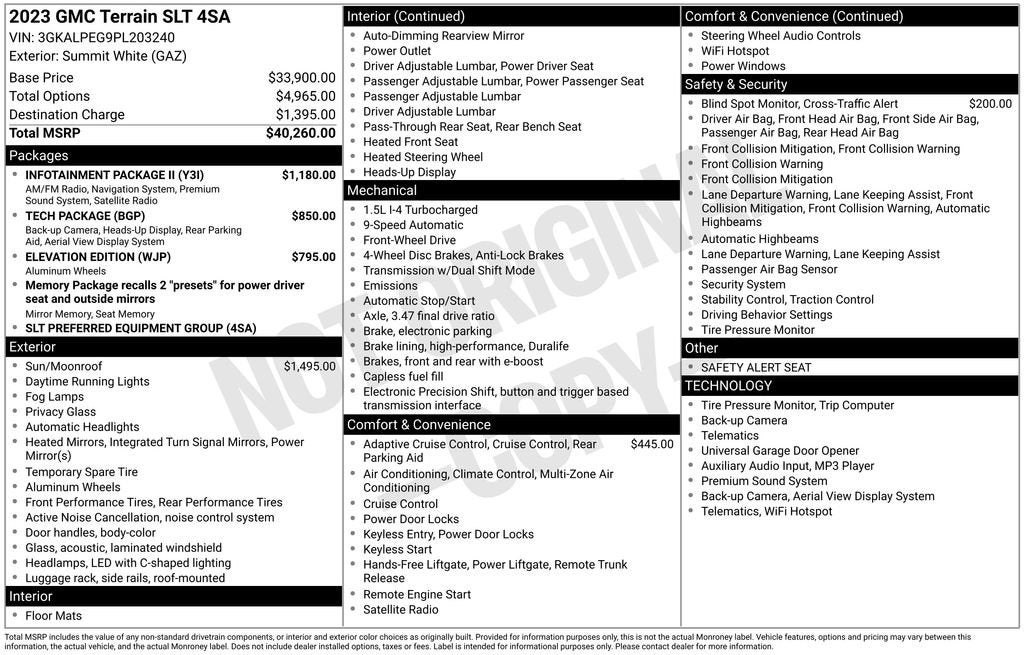 2023 GMC Terrain SLT