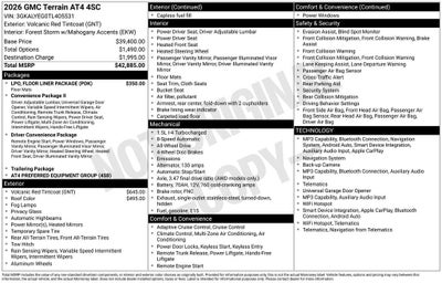 2026 GMC Terrain AT4