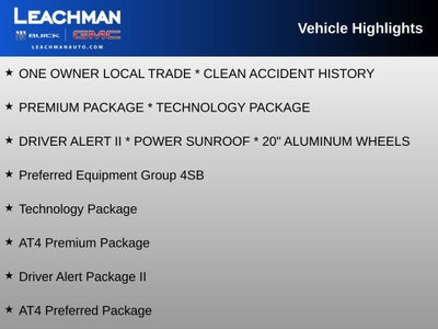 2020 GMC Sierra 1500 AT4