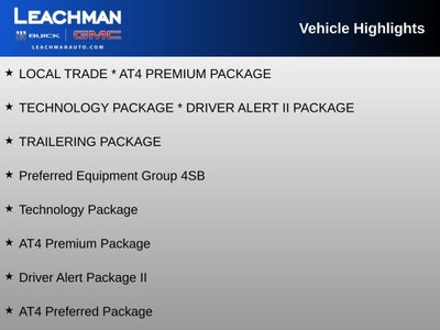 2019 GMC Sierra 1500 AT4