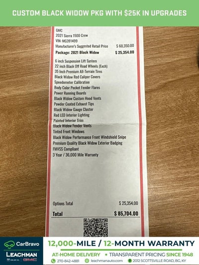 2021 GMC Sierra 1500 AT4
