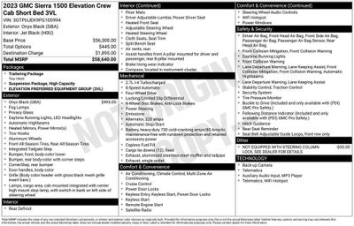 2023 GMC Sierra 1500 Elevation