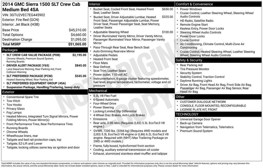 2014 GMC Sierra 1500 SLT