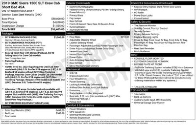 2019 GMC Sierra 1500 SLT