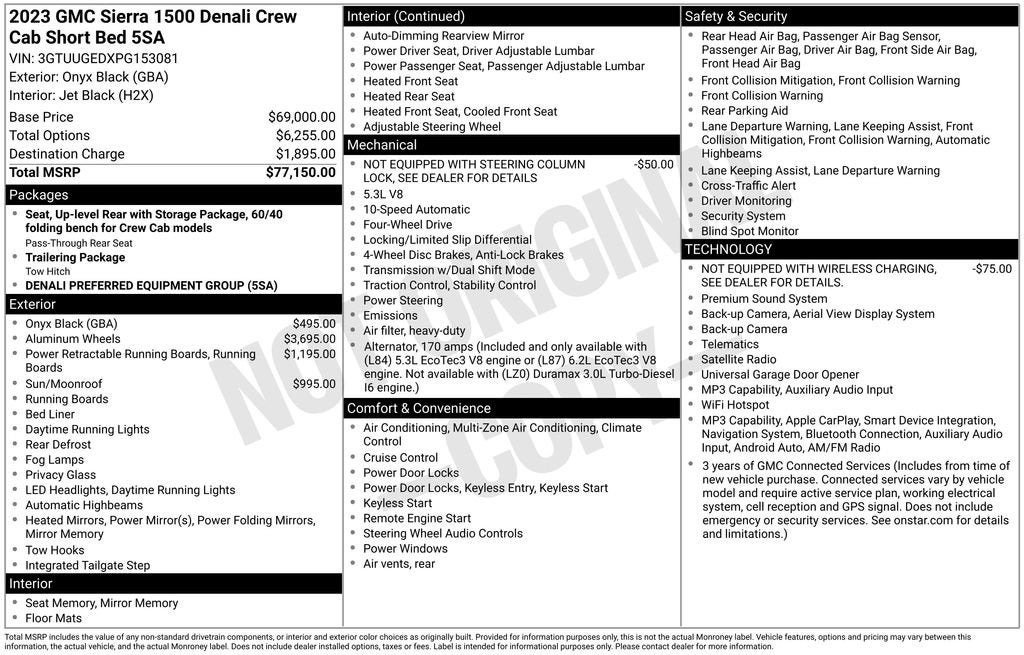 2023 GMC Sierra 1500 Denali