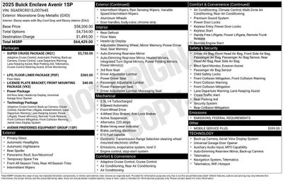 2025 Buick Enclave Avenir