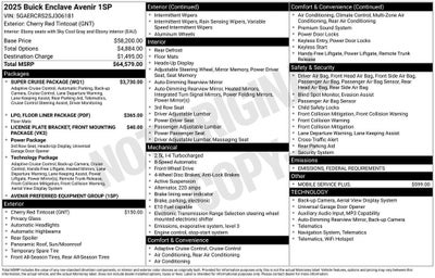 2025 Buick Enclave Avenir