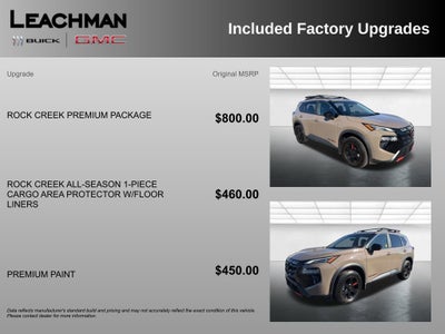 2025 Nissan Rogue Rock Creek