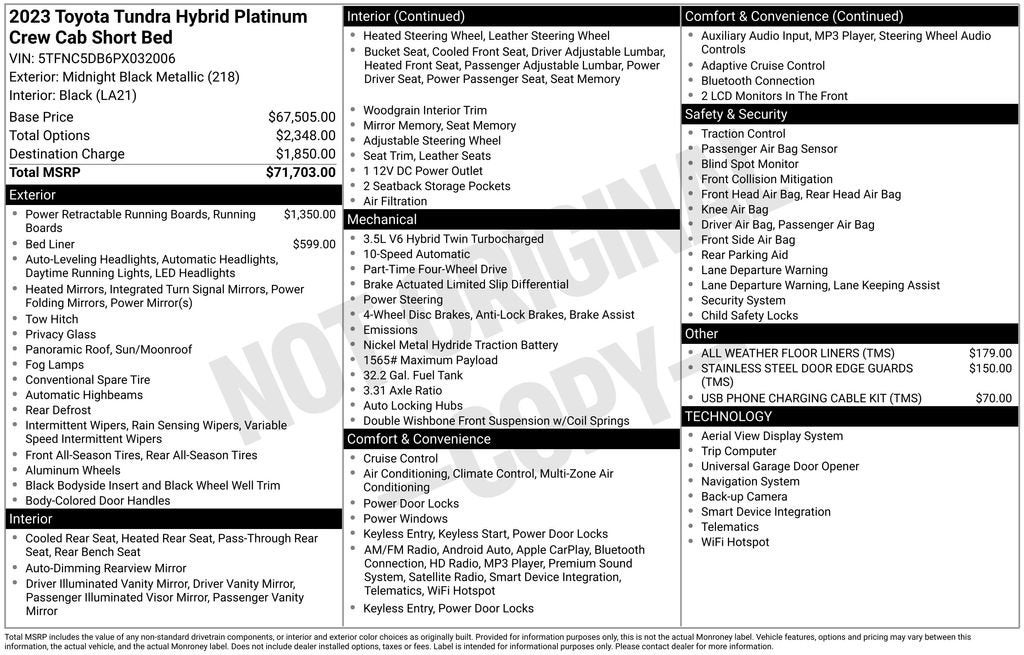 2023 TOYOTA TRU TUNDRA 4WD Base
