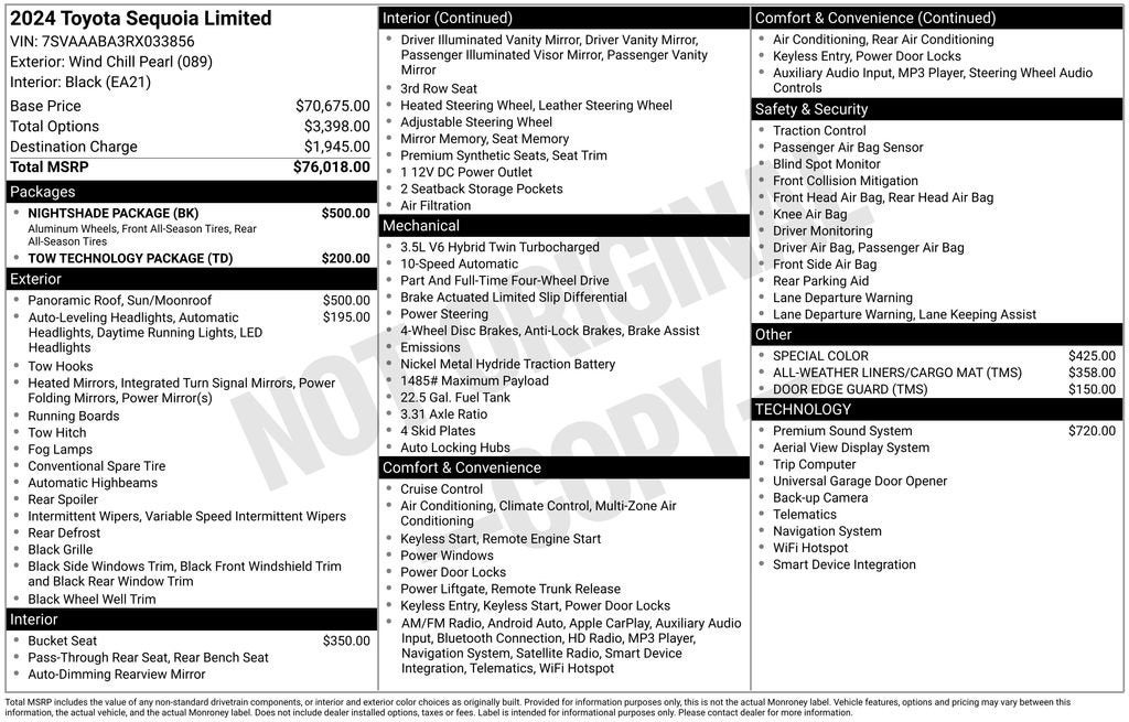 2024 Toyota Sequoia Limited